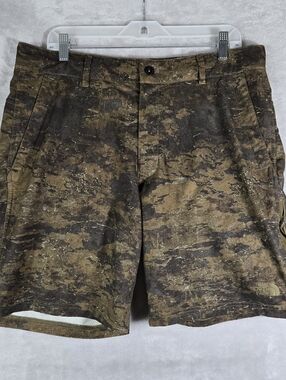 The North Face Rolling Sun Packable Camo Shorts Mens Size 36 Green Versatile 9”